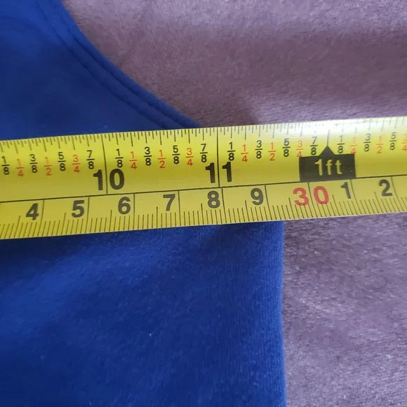 Lululemon Royal Blue Deep V Tank Mesh Back Size 4 - Picture 8 of 8